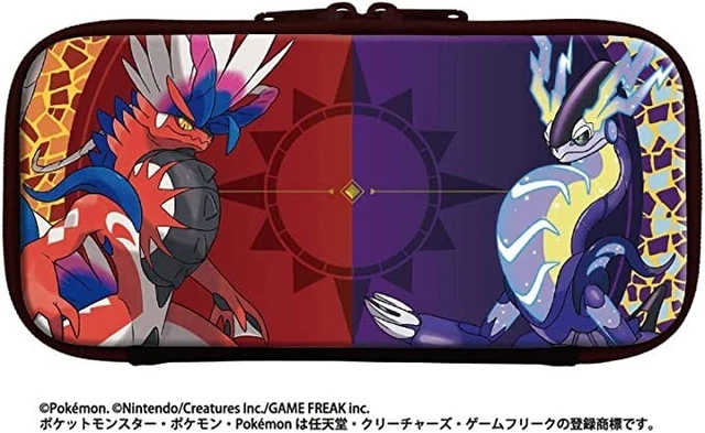 POKEMON SCARLET AND Violet Switch carrying case Koraidon & Miraidon ...