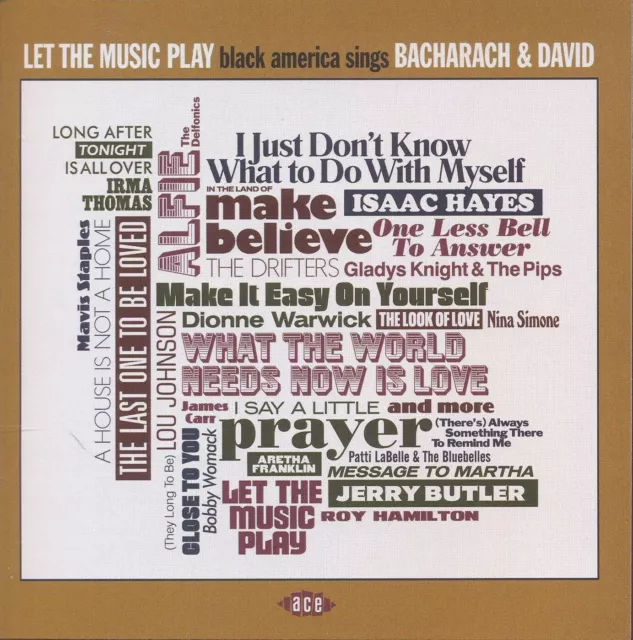 Let The Music Play-Black America Sings Bacharach &  Cd Neuf