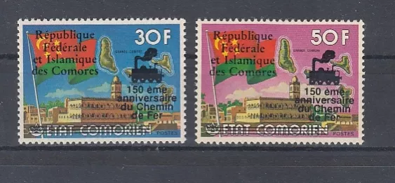 D.Railway - Locomotives Comoros 450/51 (MNH)