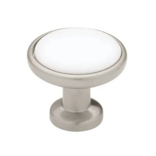 Herrajes de gabinete de cocina de níquel blanco P67660W