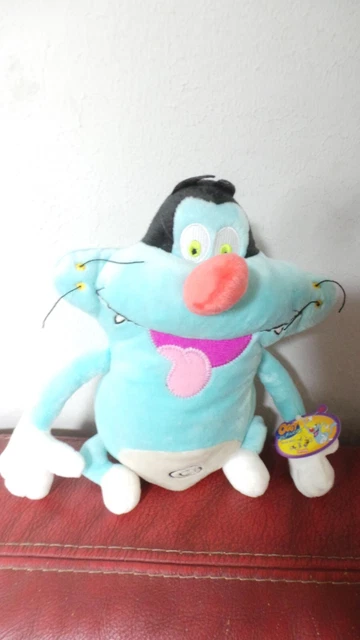 Peluche doudou Oggy et les cafards 25 cm Lansay neuf avec etiquette