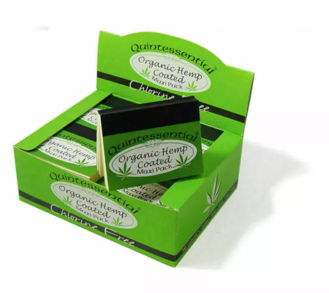 Quintessential Organic Hemp Maxi Pack Smoking Filter Tips Roach Chlorine Free