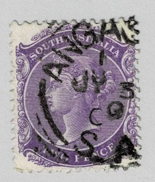 South Australia Squared Circle Postmark - Angaston - Sa 644