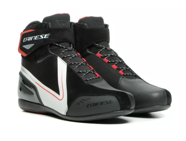 Chaussures Moto Dainese Energyca D - Wp Blanc Rouge 43 Chaussures Imperméables