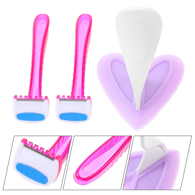 3 pz rasoio in plastica privato donna segreto bikini rasatura capelli pubici strumenti rasoio