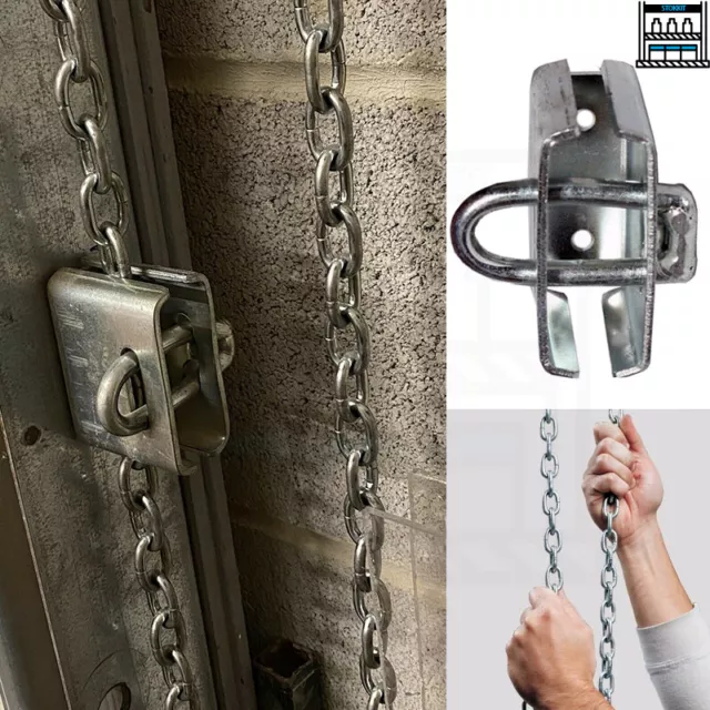 ROLLER SHUTTER DOOR Metal Chain Keep For Added Safety Security Loading Bay Door
