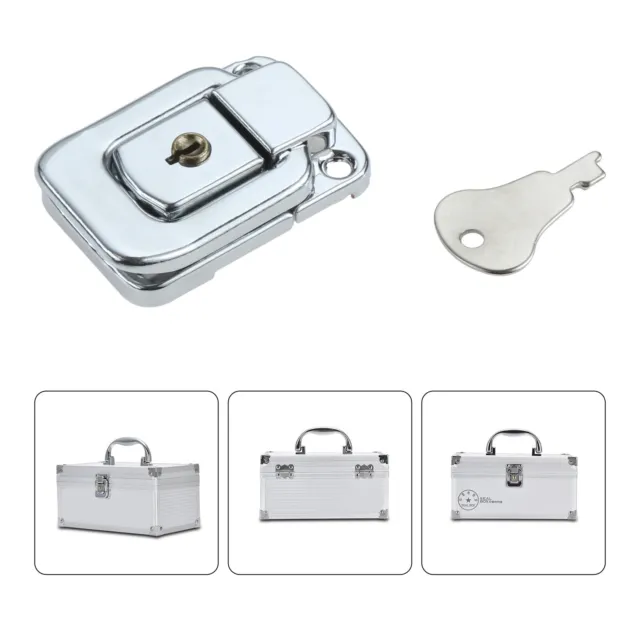 48*31mm Toggle Latch Catch Hasp for Locker Letter Box Showcase Cabinet Tool Box