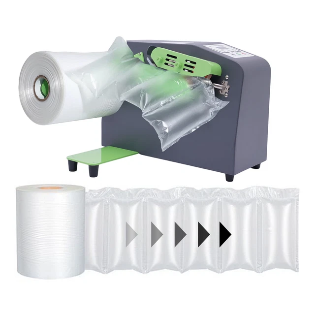 200W Air Bubble Maker Machine Air Cushion Machine Air Pillow inflator for Films
