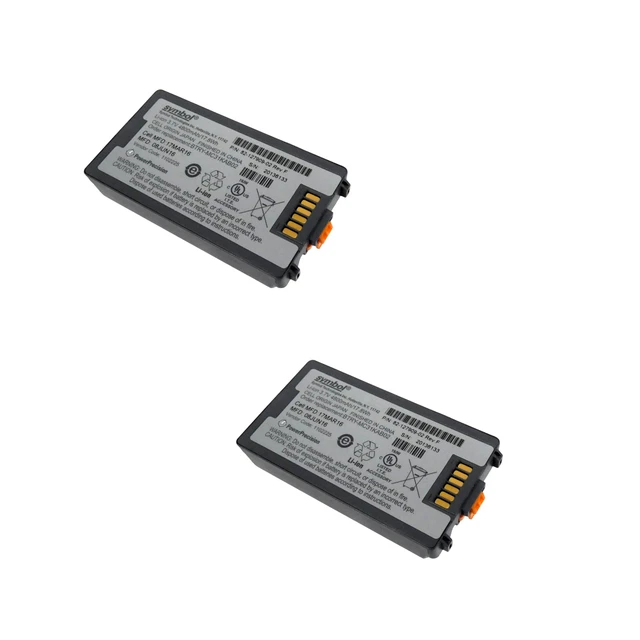 New Symbol BTRY-MC31KAB02, 2 x 82-127909-02 4800mAh Li-Ion Batteries MC3190