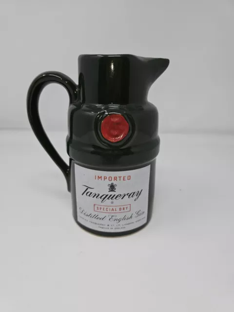 TANQUERAY Imported Special Dry Distilled English Gin Pitcher. 7"