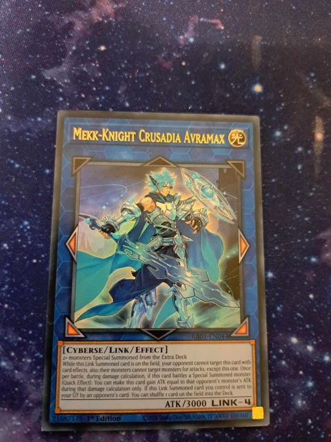 Avramax YU-GI-OH CARD! MEKK-KNIGHT Crusadia Avramax RA01-EN044 Ultra Rare NM ...