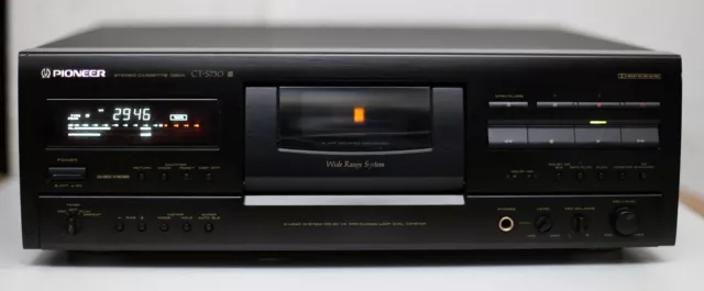 Pioneer CT-S 730 Kassettendeck schwarz - gewartet