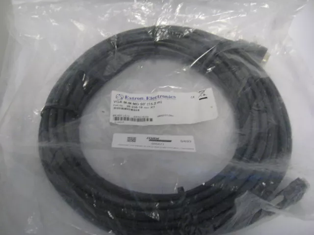 Extron 50 ft VGA M-M MD 26-238-18- Male to Male VGA Cables - Free Shipping