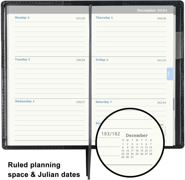 2024-2025 POCKET PLANNER - Calendar 2024-2025, Jul. 2024 - Jun. Black £