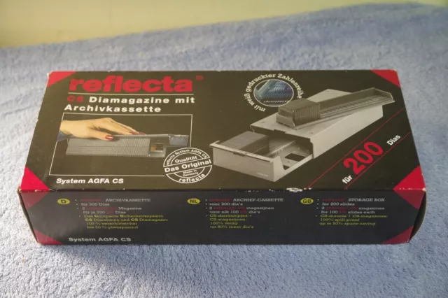 Reflecta CS Diamagazine mit Archivkassette für bis zu 200 Dias