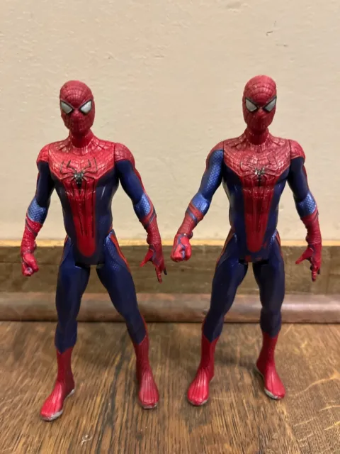Two 2012 Marvel The Amazing Spider-Man 8'' Action Figures Hasbro