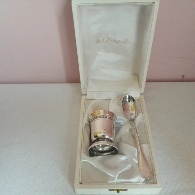 Coffret Cadeau Naissance : Fourchette Et Cuillères En Métal Argenté - Modèle REF58511