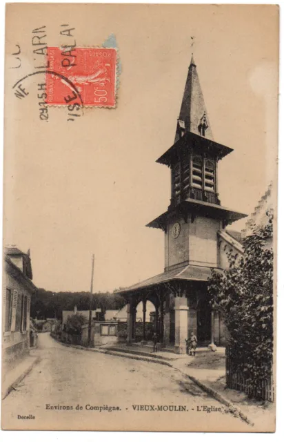 CPA 60 - OLD MILL (Oise) - L'Eglise - ed. Decelle