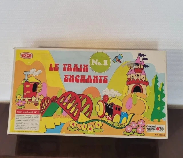 Lot De Pièces Anciennes – Jouet Le Train Enchanté Vulli – Vintage – Occasion