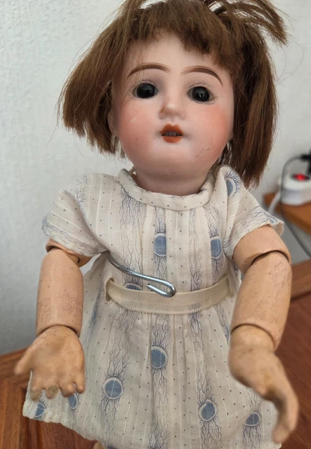 POUPÉE ANCIENNE : MIGNON BÉBÉ CARACTÈRE SFBJ 236 TAILLE 6