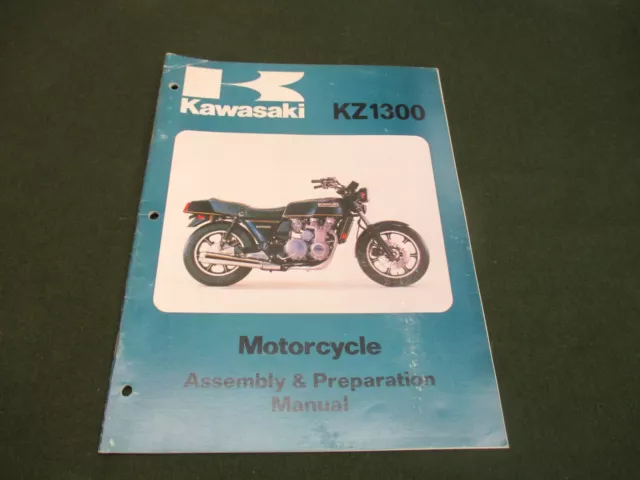 Kawasaki Kz 1300 1978 Assembly & Preperation Manual