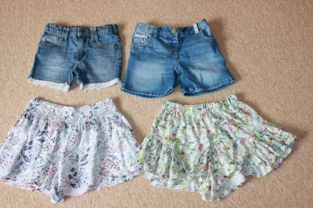 Pacchetto pantaloncini ragazze Next età 4 anni