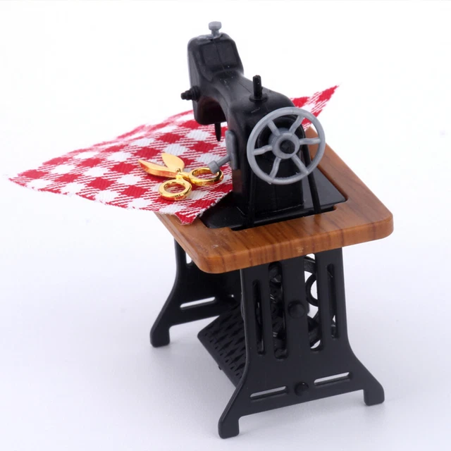 SEWING MACHINE MODEL Miniature Tailor Treadle Vintage Dollhouse