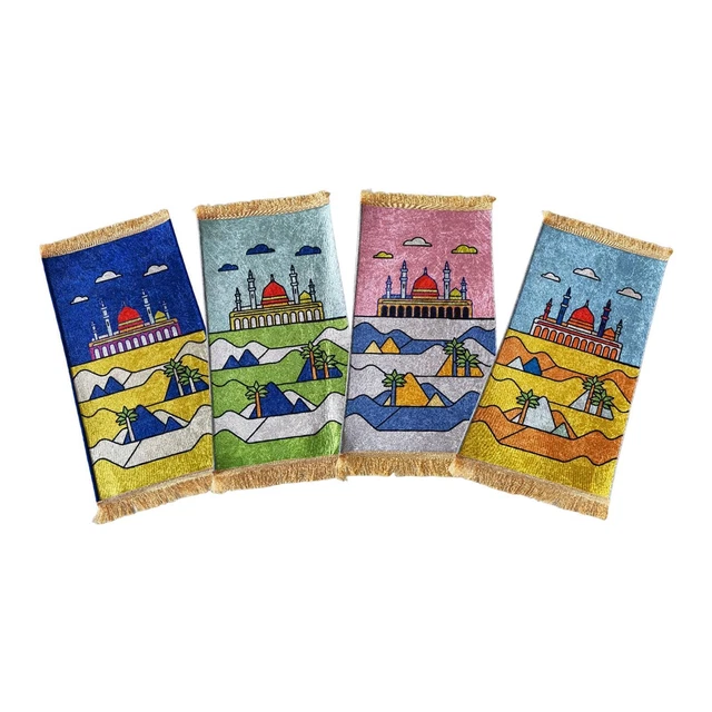 Tapis de prière pour enfants Tapis de culte Tapis Salat pour la décoration