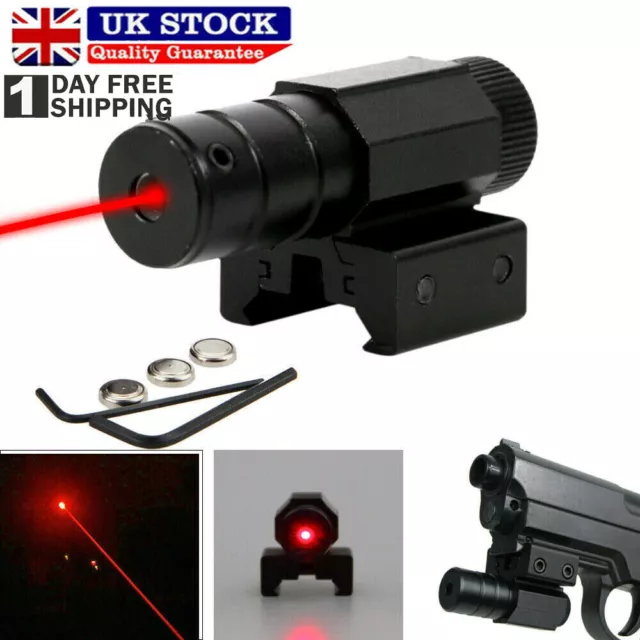 Archery Red Dot Laser Sight Scope for Compound Recurve Bow Crossbow Slingshot UK
