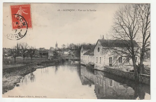 ALENCON - Orne - CPA 61 - view of the Sarthe