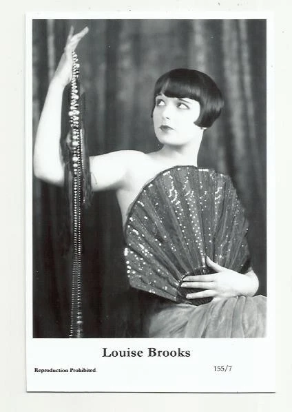 (Bx2) Louise Brooks Photo Card (155/130) Filmstar  Pin Up Beauty Glamor Girl