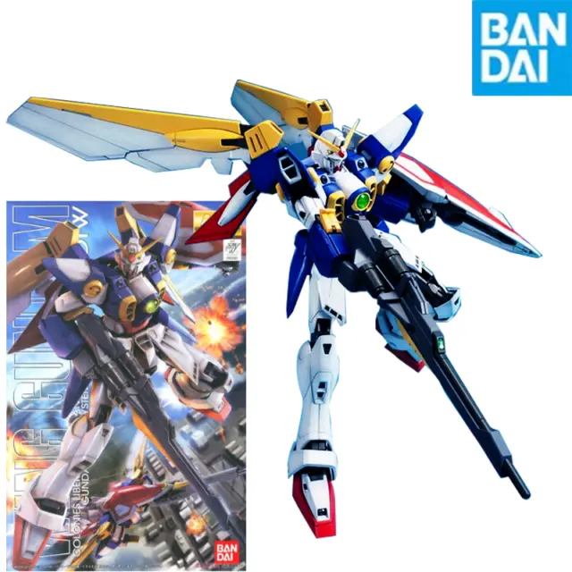 INSTOCK BANDAI GUNPLA MG 1/100 XXXG-01W Wing Gundam Assembly Model Kit ...