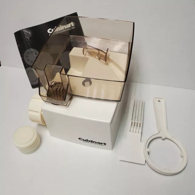 Cuisinart DLC 054 Pasta Maker Attachment Food Processor Base Pasta w/manual