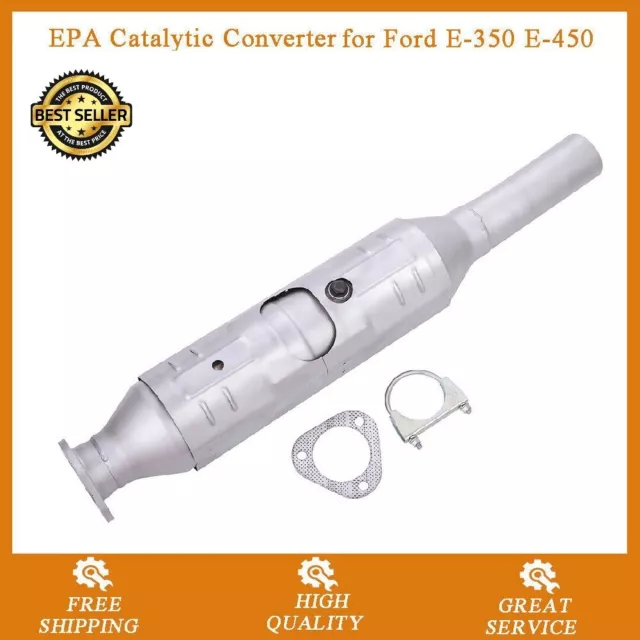 For 1997-2005 E150 Van E250 E350 E450 Ford E-250 Catalytic Converter Rear EPA