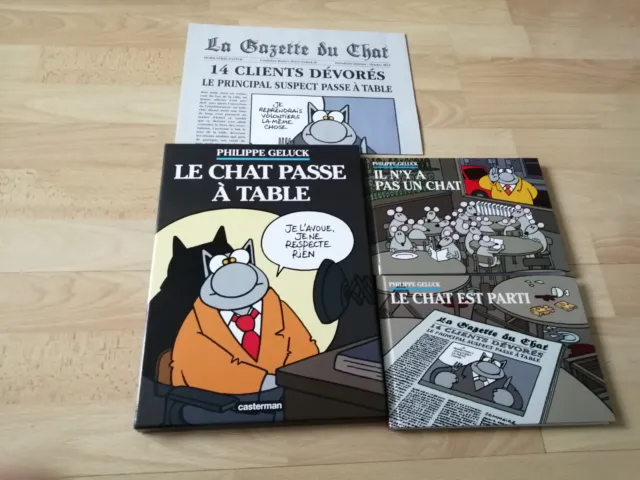 Bd E.o Le Chat Tome 19 Passe A Table Geluck