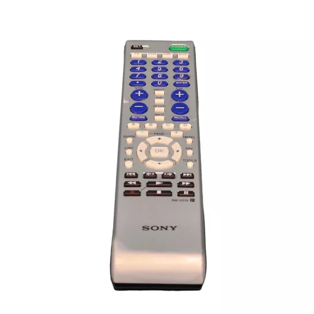 Sony RM-V210 Universal Remote Control TV, DVD, Cable, VCR Tested Working