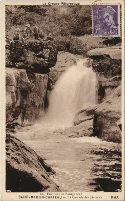 CPA SAINT-MARTIN-CHATEAU La Cascade des Jarreaux - Env. De Bourganeuf (1144451)