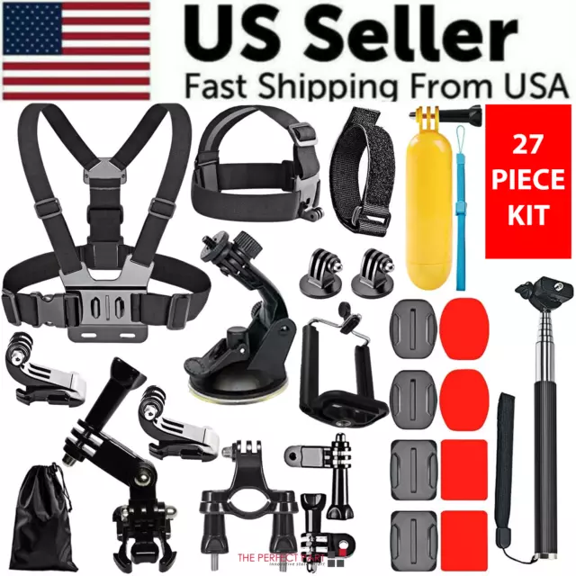 Kit de accesorios de montaje para GoPro Hero 11 10 9 8 7 6 sesiones SJCAM/Xiaomi yi EKEN