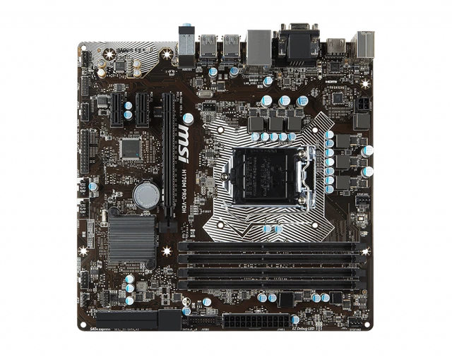 MSI H170M PRO-VDH Motherboard Intel H170 LGA 1151 DDR4 M-ATX HDMI Core ...