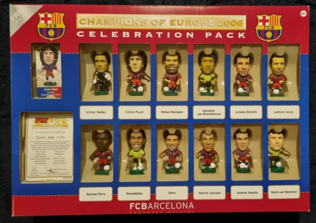 FC Barcelona Corinthian Prostars  Celebration Pack 2006 & Exclusive Van Bommel