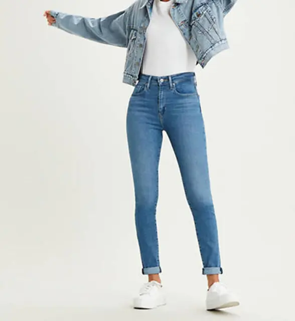 Levi's Women's Premium 721 High Rise Skinny Jeans, Size 32X30, Classic Blue, NWT