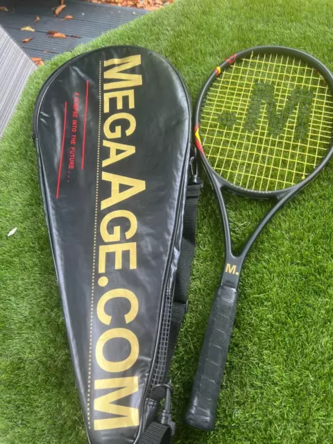 MegaAge M.1 TCM 95  Graphite Tennis Racket. 4 1/4. Size 2. WILSON PROSTAFF 6.1