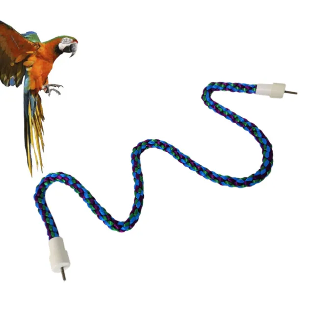 1pc Papagei Spielzeug Kreative Baumwolle Seil Lustige Papagei Seil Biss