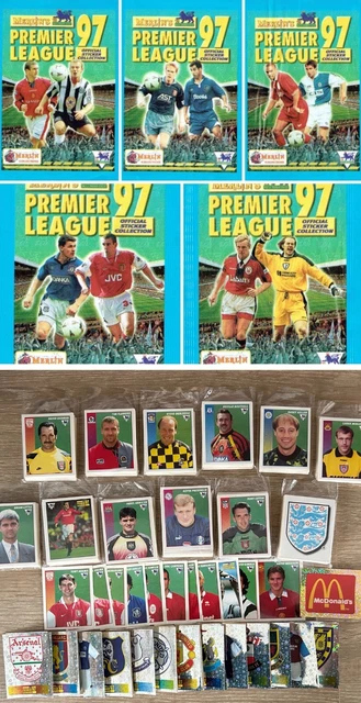 MERLIN STICKERS F.A. PREMIER LEAGUE 2005 CAPTAIN FOIL [ PATRICK VIEIRA ] ARSENAL