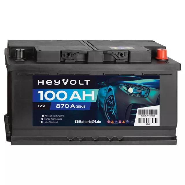 HR HiPower Autobatterie 12V 77Ah 750A/EN Starterbatterie ersetzt
