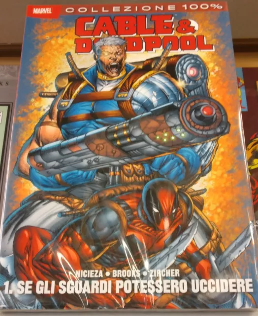 COLLEZIONE 100 % MARVEL-CABLE-E DEADPOOL -N° 1-9 MEDINA-NICIEZA- Ottimo Stato