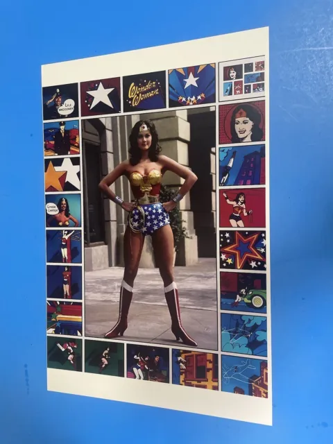 Dc Comics Wonder Woman Linda Carter T.v. Show Poster Pin Up Brand New.