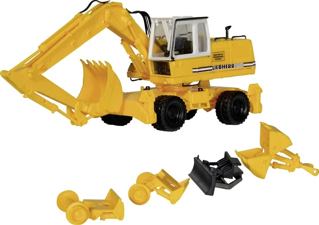 Modellino Escavatore A Ruote C-COOL Scala 1:64, Colore Giallo, Veicolo Da Costruzione In Die-cast, Nuovo In Scatola