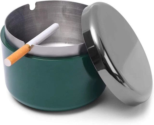 SMOKELESS ASHTRAY STANDING for Cigarettes Plastic Indoor Outdoor Ash