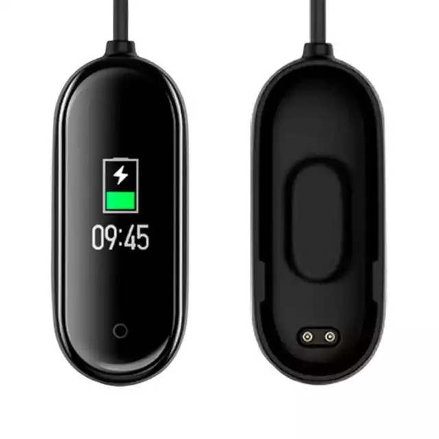 USB Ladekabel Ladegerat Fitness Sport Tracker fur Xiaomi Mi Band 4 Schwarz